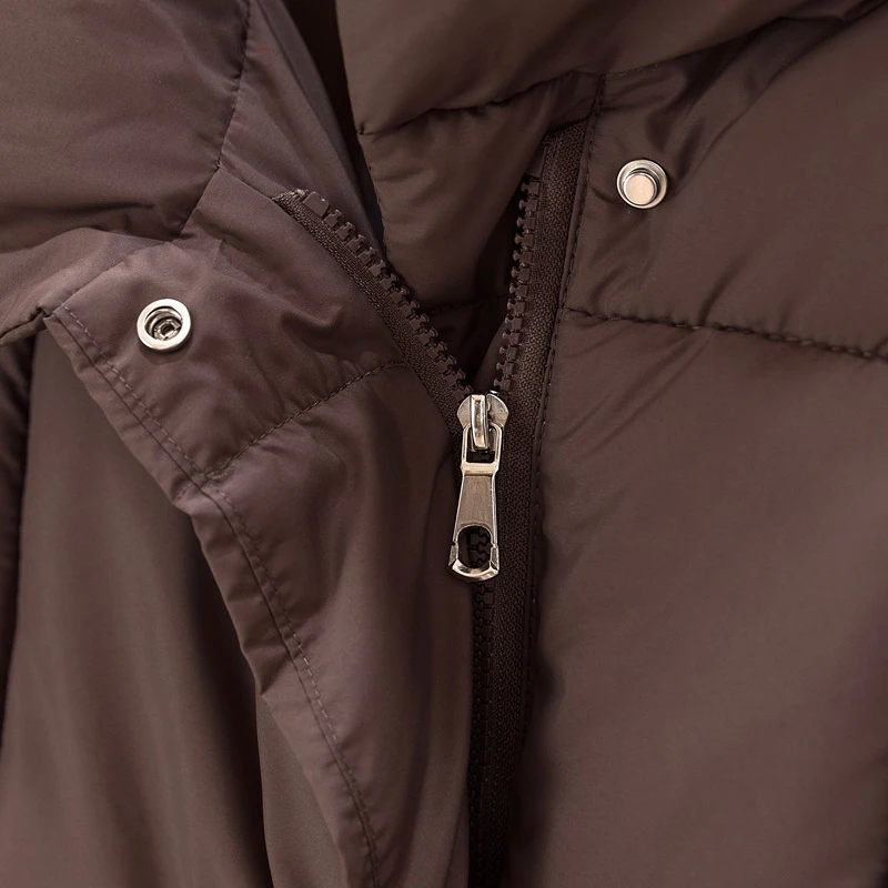 2024 With a Belt Jacket Women Winter Jacket Woman Parkas Solid Thicken Warm Female Snow Wear Coat Cotton Padded Outwear Clothes