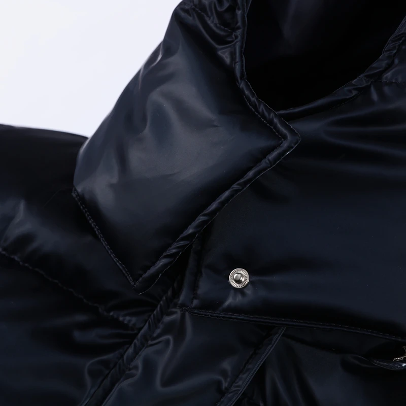 Casual Long Sleeve Thicken Zipper Female Coat 2025 Winter New Solid Women Padded Jacket Fashion Lady Warm Outerwear High Street