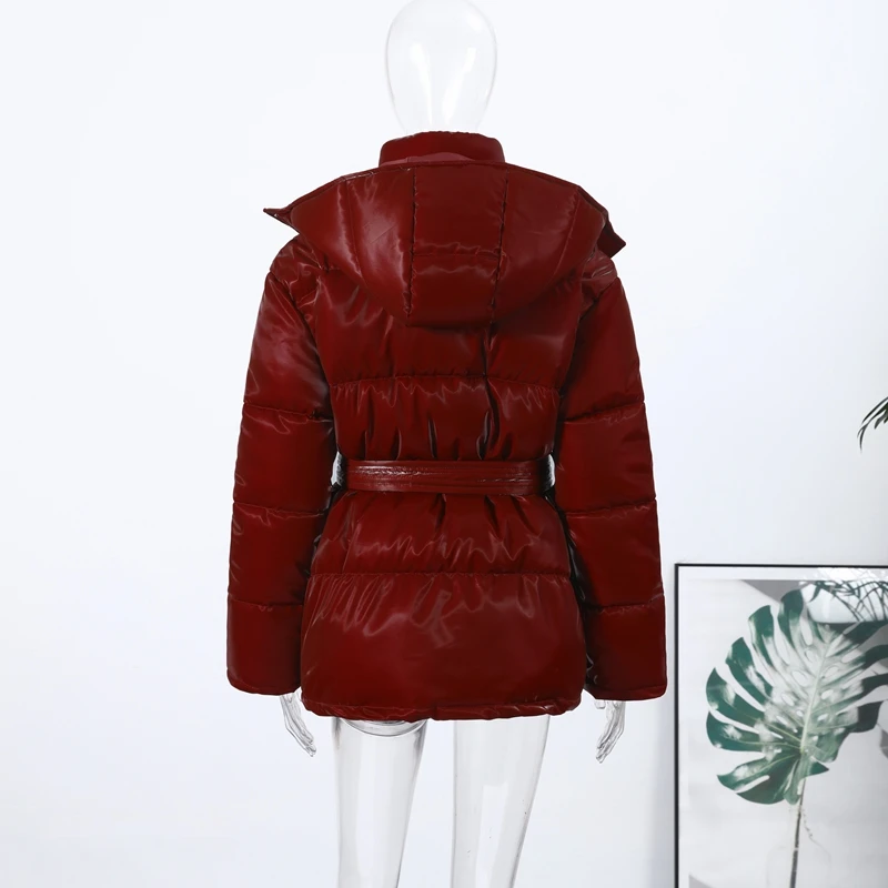 Casual Long Sleeve Thicken Zipper Female Coat 2025 Winter New Solid Women Padded Jacket Fashion Lady Warm Outerwear High Street