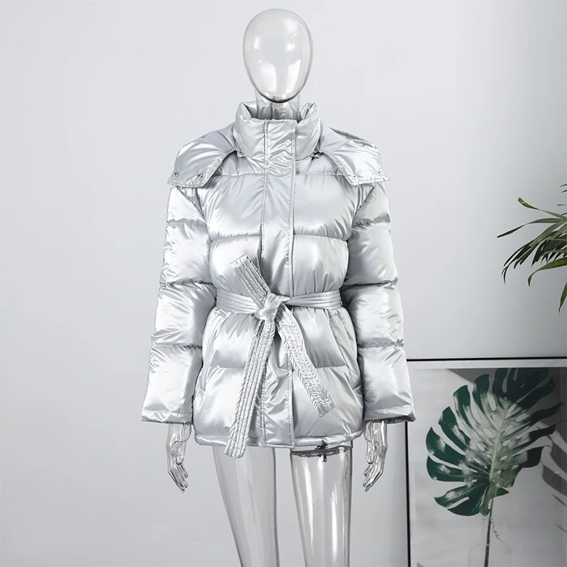 Casual Long Sleeve Thicken Zipper Female Coat 2025 Winter New Solid Women Padded Jacket Fashion Lady Warm Outerwear High Street