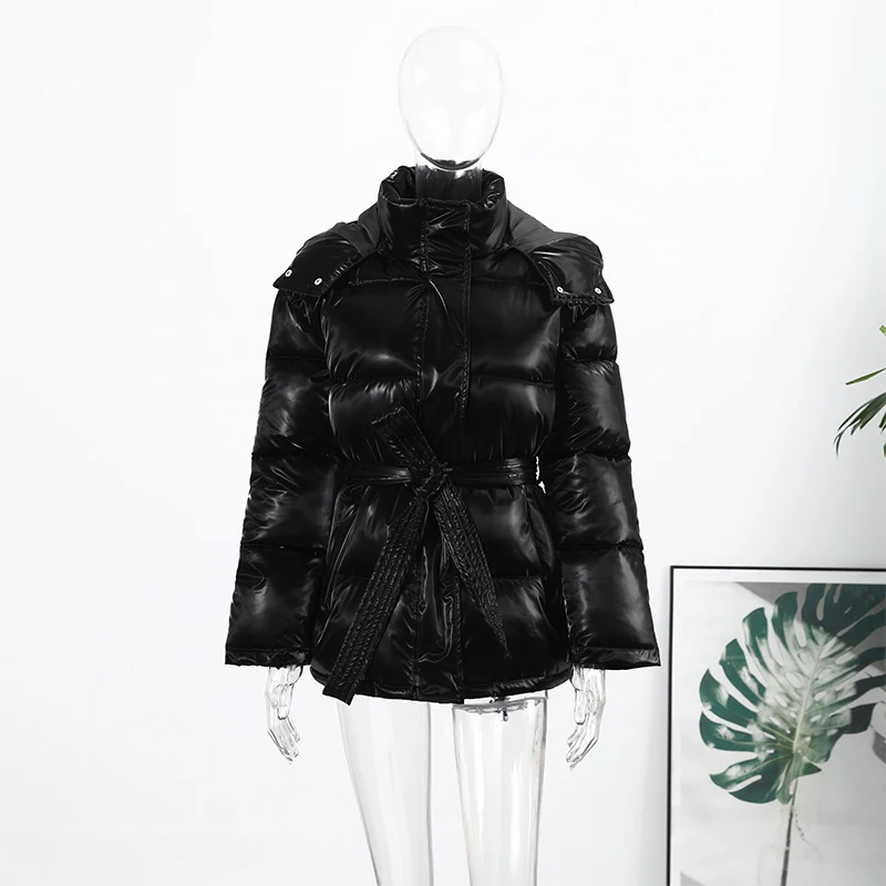 Casual Long Sleeve Thicken Zipper Female Coat 2025 Winter New Solid Women Padded Jacket Fashion Lady Warm Outerwear High Street