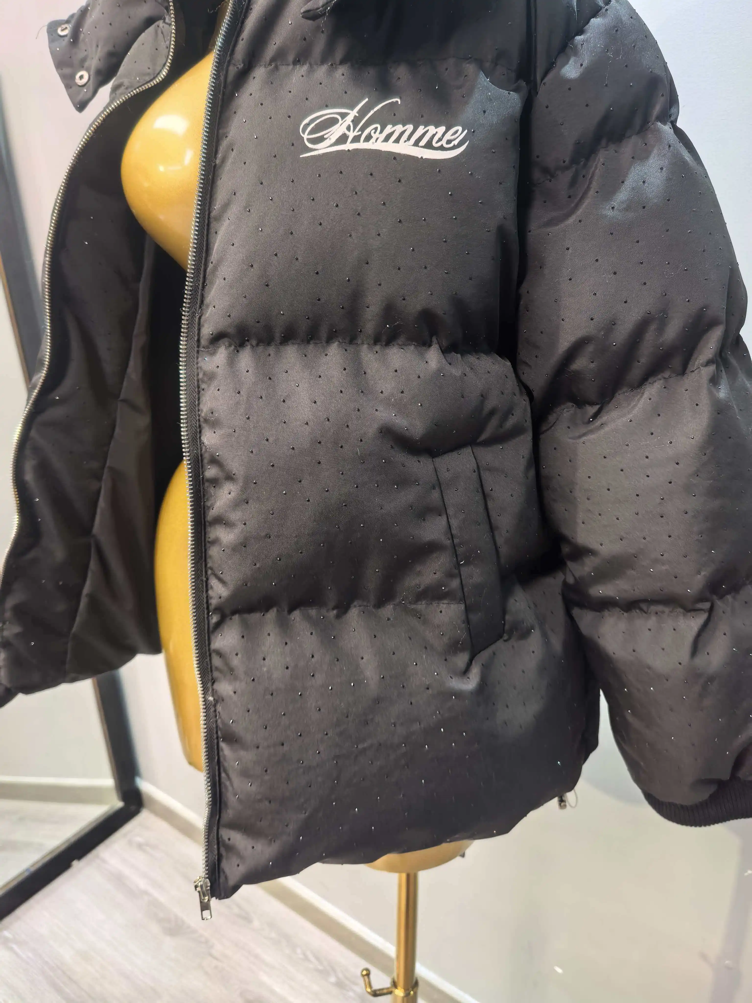 Y2K Women's Harajuku Winter Padded Jacket Thick Warm Coat Women's Vintage Zip Up Outerwear Casual Streetwear Fashion Parkas New