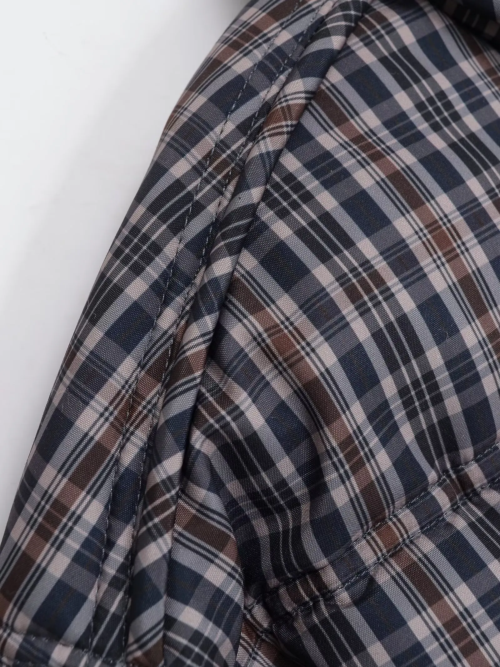 CharmChant Plaid Stand-Collar Puffer Jacket for Women Winter 2025 Padding Coat Female New in Coats Warm Check Outerwears Parkas