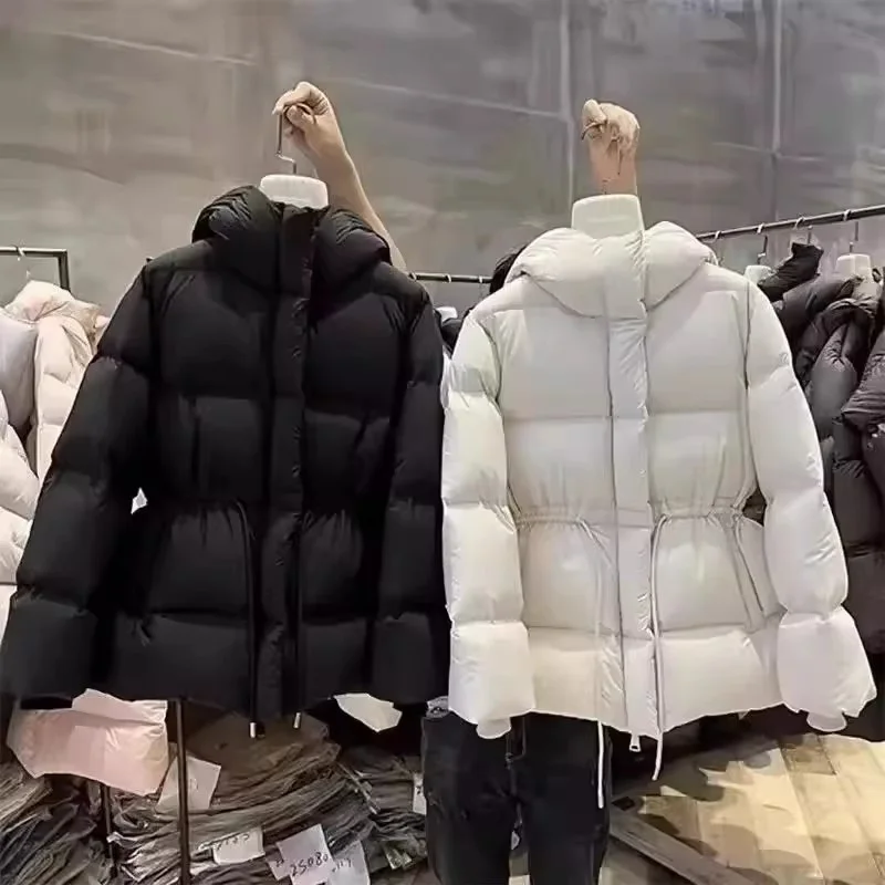 Parkas Jacket Women Winter 2026 New Cotton-Padded Coat Female Fashion Waterproof Thicken Warm Outerwear Ladies Overcoat Tops