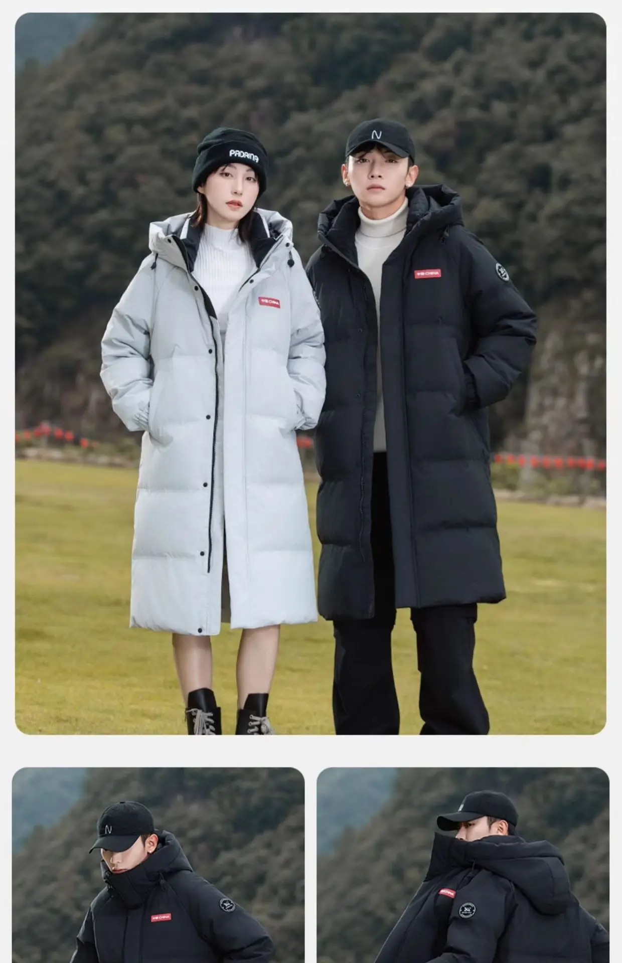 Winter Women's Cold Coat Parkas Super Hot Hooded Long Padded Jacket Fur Collar Loose Korean Fashion Cheap Wholesale Jacket
