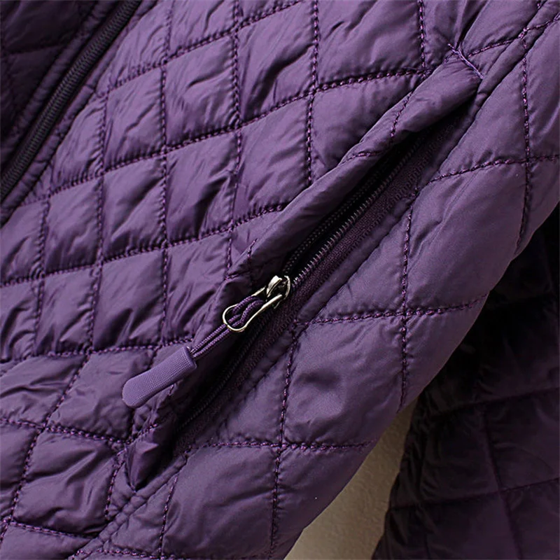 Mid Aged Elderly Mothers' Autumn New Plush Fleece Jackets, Women Winter Cotton Jackets Old Ladies' Grandmother's Cotton Jackets