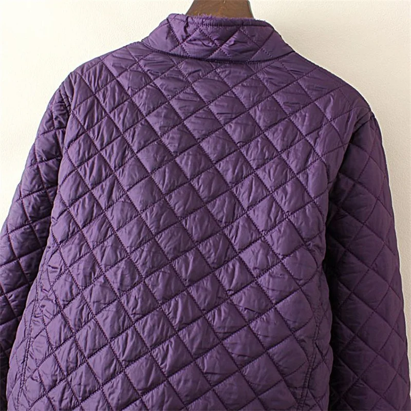 Mid Aged Elderly Mothers' Autumn New Plush Fleece Jackets, Women Winter Cotton Jackets Old Ladies' Grandmother's Cotton Jackets