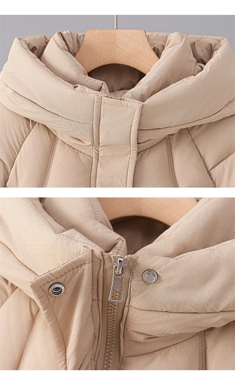 New Winter Women Parka Hooded Jackets Thicken Warm Cotton-padded Puffer Coats Casual Long Parkas Clothes Loose Outerwear