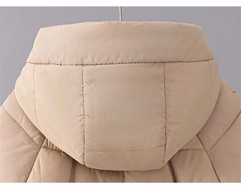 New Winter Women Parka Hooded Jackets Thicken Warm Cotton-padded Puffer Coats Casual Long Parkas Clothes Loose Outerwear