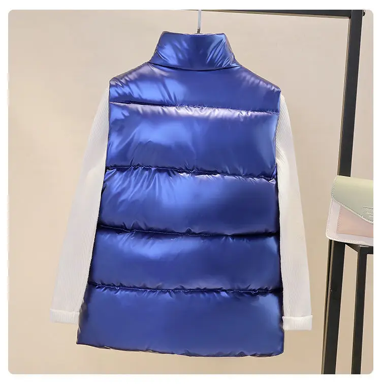 2024 New Outerwear Sustans Vest Women Autumn Winter Short Loose Casual Waistcoat Womens Fashion Large Size Sleeveless Jacket Top