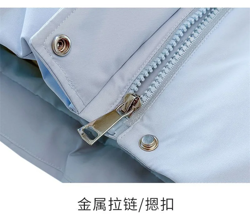 Women Lapel Collar Parkas Jacket Autumn Winter Femme Short Cotton Padded Coat Lady Fashion Long Sleeves Puffer Outwear