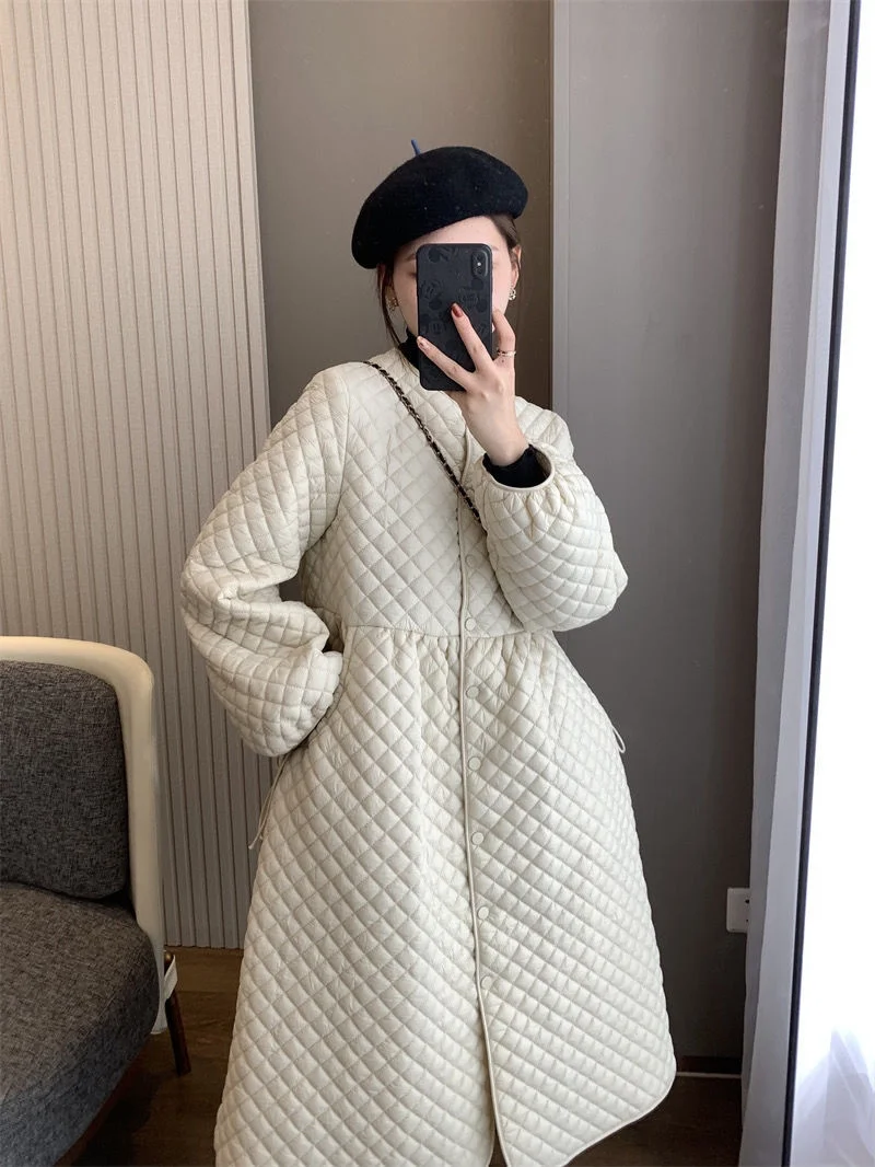 Winter Korean Skirt Design Long Parkas Coats Women Plus Size 4xl Loose Chaquetas Jackets Casual Warm Casaco Elegant Overcoats