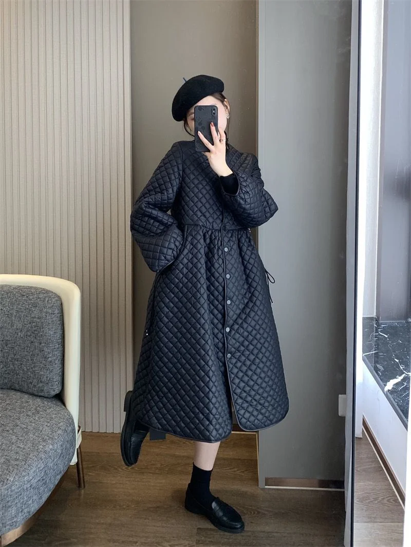 Winter Korean Skirt Design Long Parkas Coats Women Plus Size 4xl Loose Chaquetas Jackets Casual Warm Casaco Elegant Overcoats