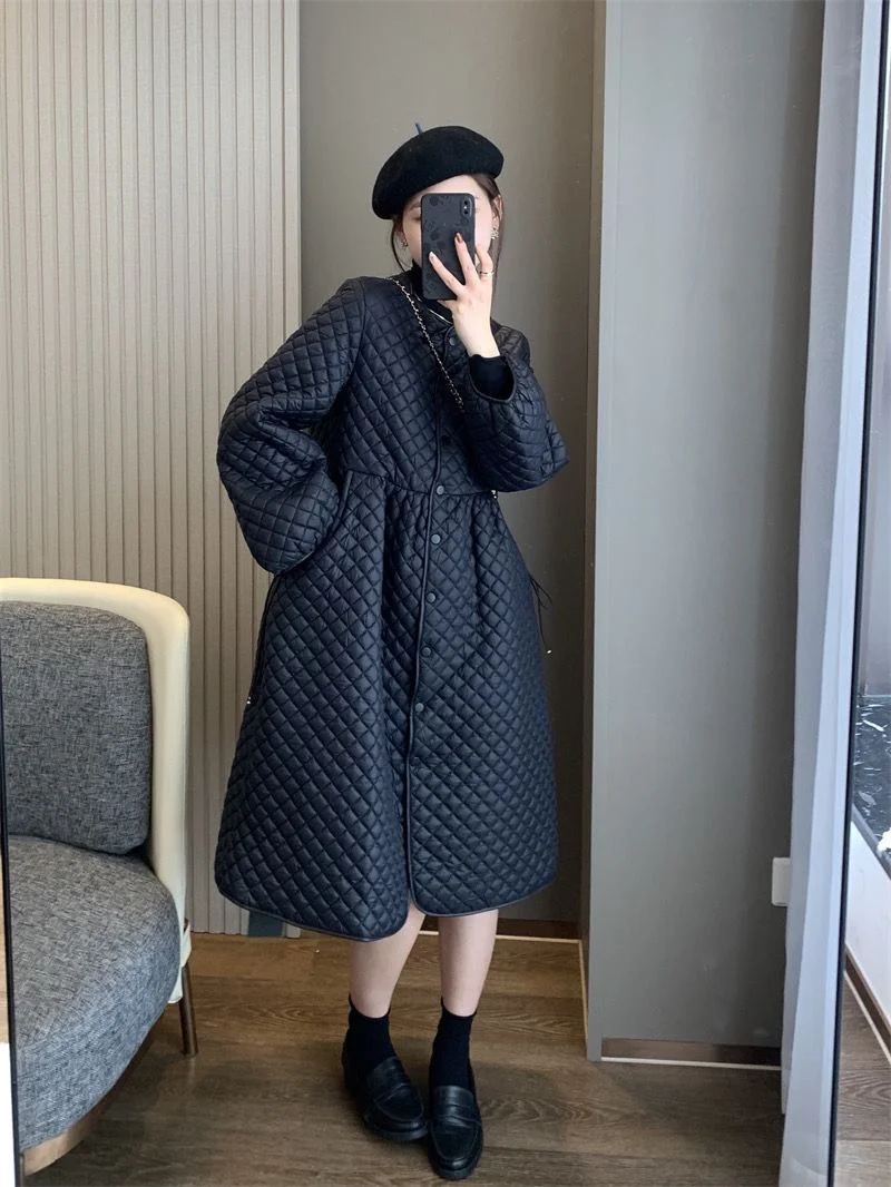Winter Korean Skirt Design Long Parkas Coats Women Plus Size 4xl Loose Chaquetas Jackets Casual Warm Casaco Elegant Overcoats