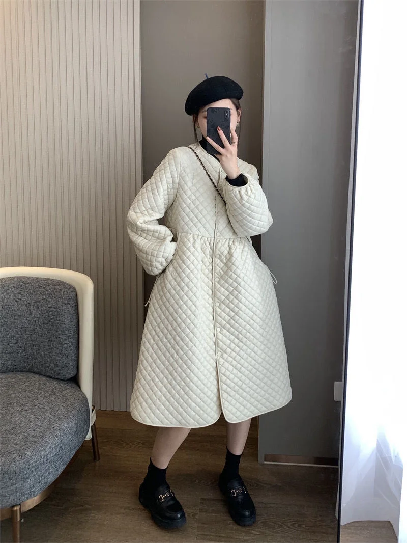 Winter Korean Skirt Design Long Parkas Coats Women Plus Size 4xl Loose Chaquetas Jackets Casual Warm Casaco Elegant Overcoats