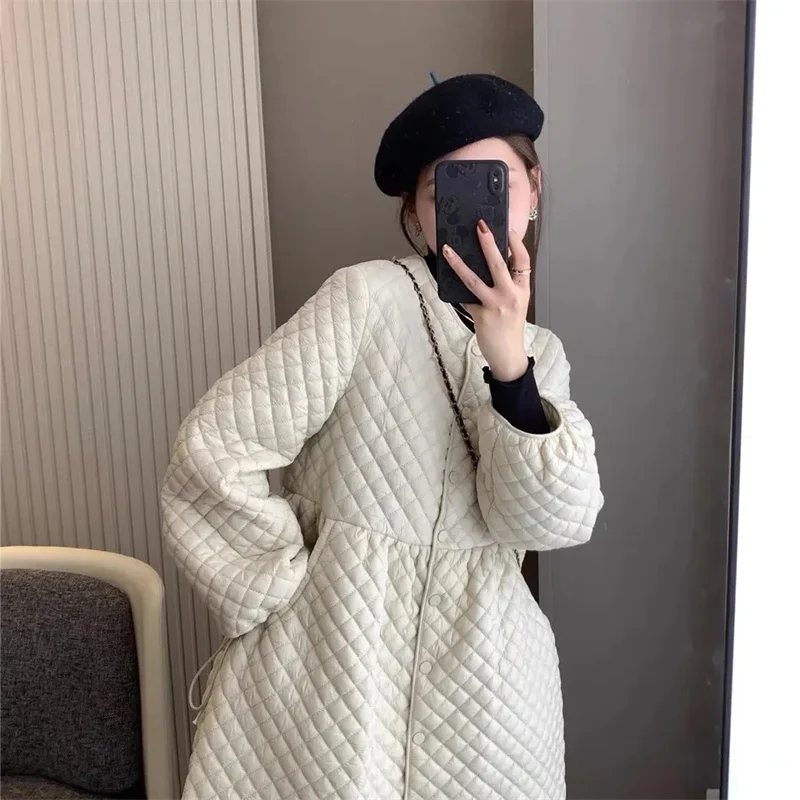 Winter Korean Skirt Design Long Parkas Coats Women Plus Size 4xl Loose Chaquetas Jackets Casual Warm Casaco Elegant Overcoats