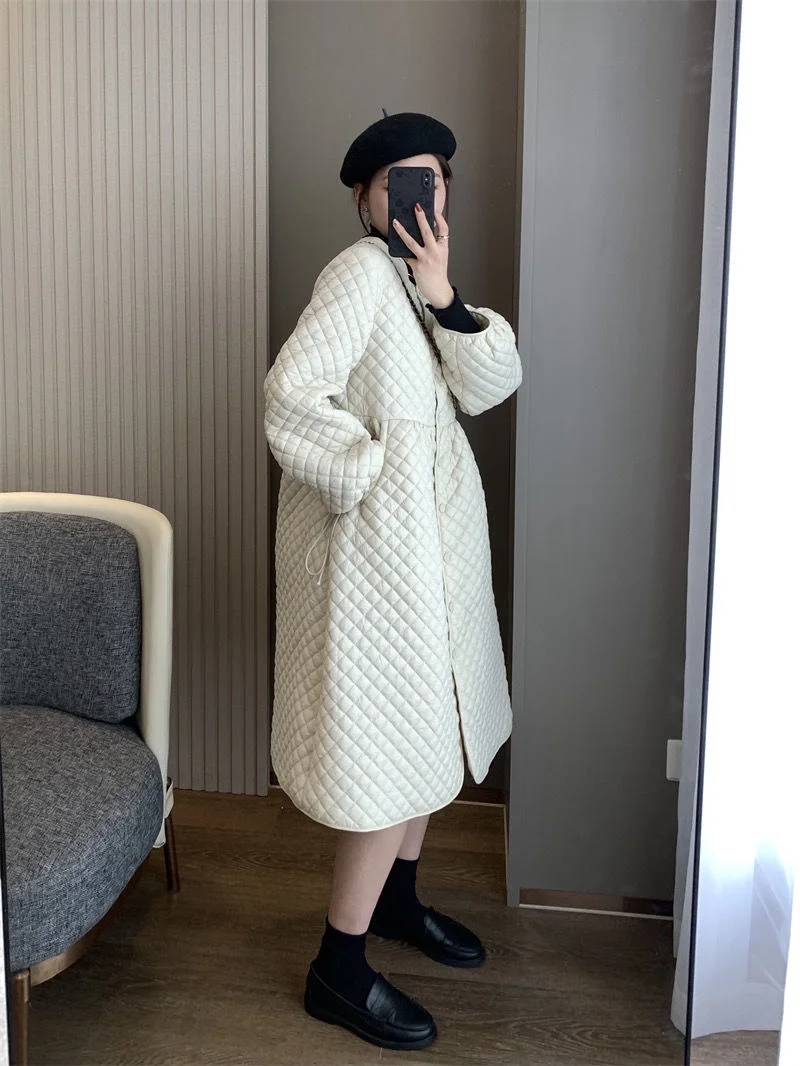 Winter Korean Skirt Design Long Parkas Coats Women Plus Size 4xl Loose Chaquetas Jackets Casual Warm Casaco Elegant Overcoats