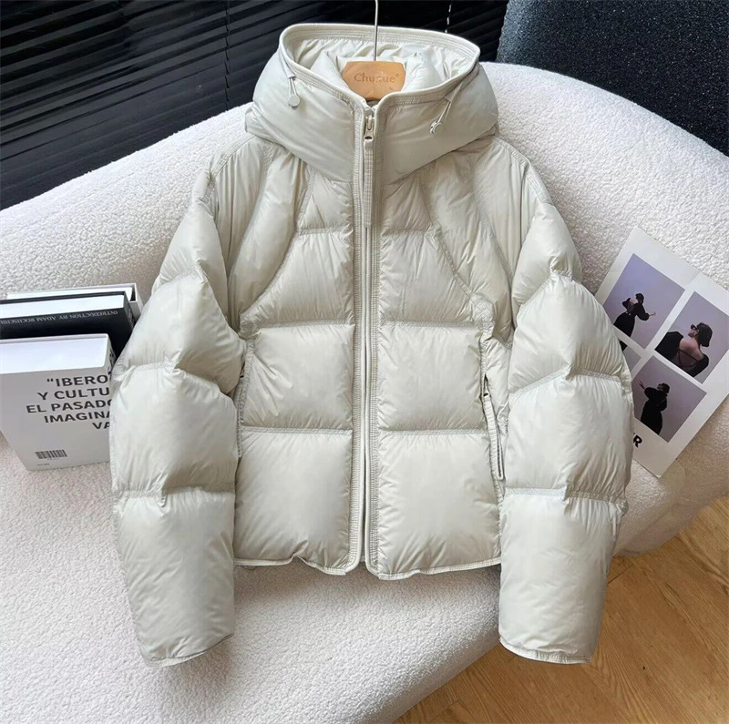 ZAROY Women Winter Jacket Thicken Warm Hooded Cotton Parkas Korea Solid Versatile Casual Short Coat Snow Outerwear куртка зимняя