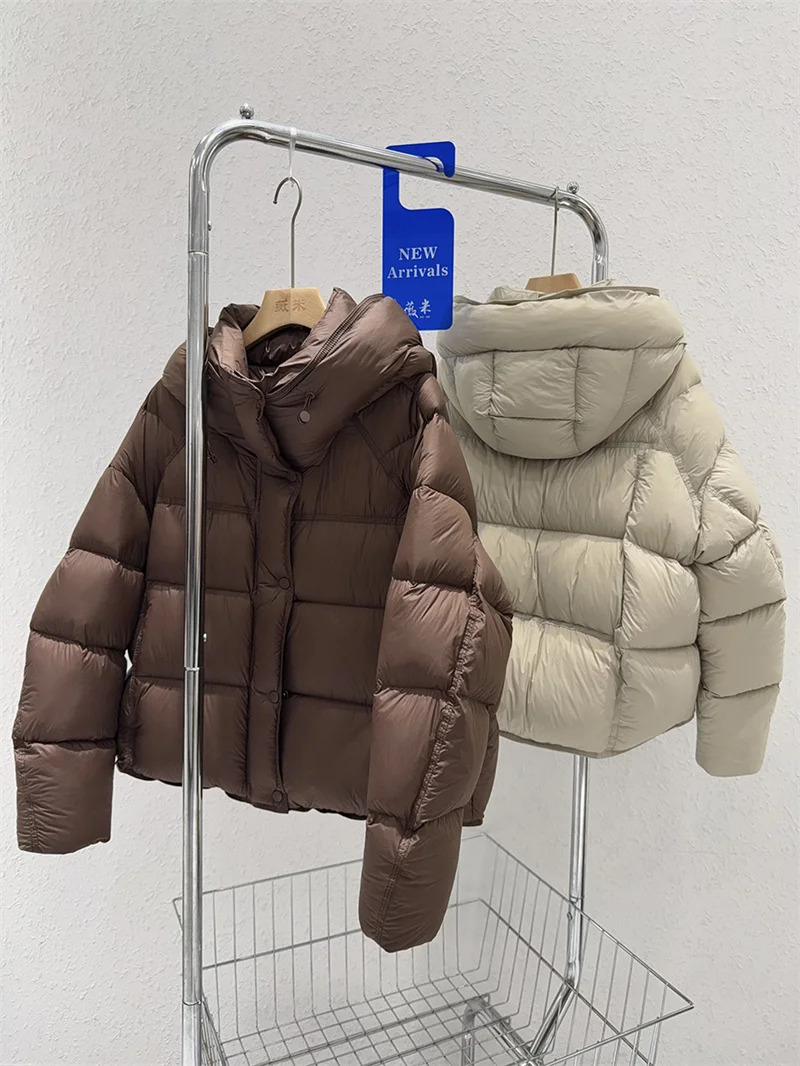ZAROY Women Winter Jacket Thicken Warm Hooded Cotton Parkas Korea Solid Versatile Casual Short Coat Snow Outerwear куртка зимняя