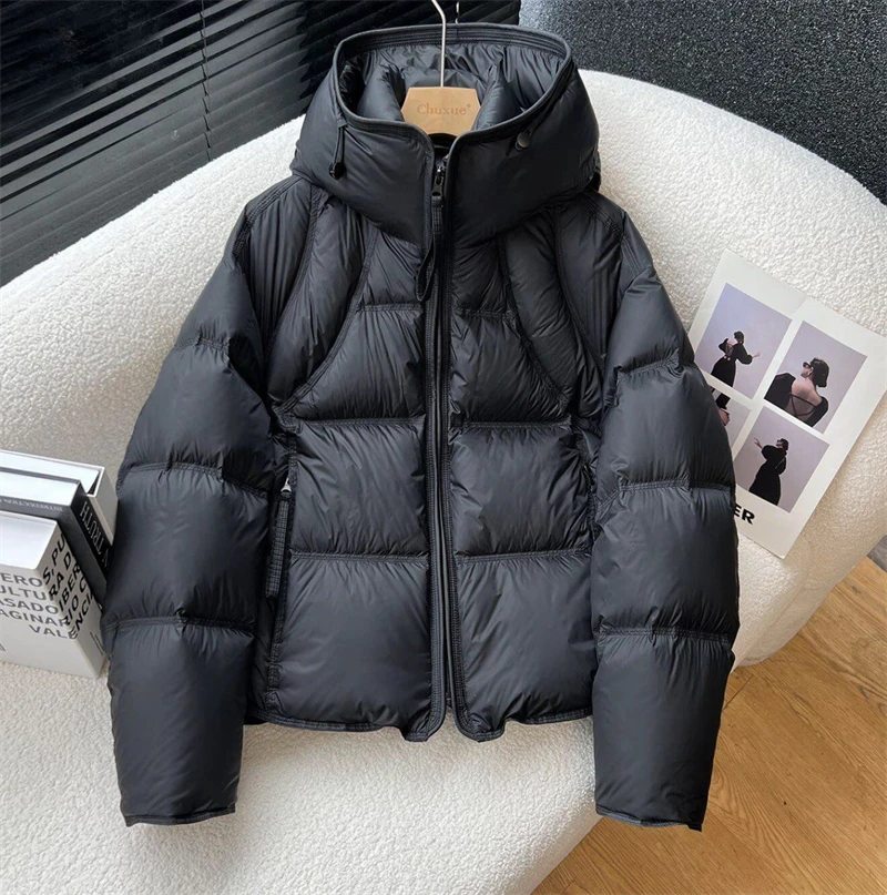 ZAROY Women Winter Jacket Thicken Warm Hooded Cotton Parkas Korea Solid Versatile Casual Short Coat Snow Outerwear куртка зимняя