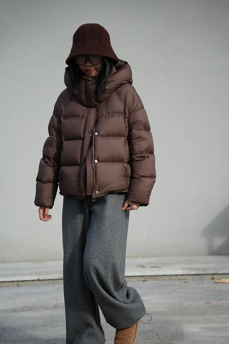 ZAROY Women Winter Jacket Thicken Warm Hooded Cotton Parkas Korea Solid Versatile Casual Short Coat Snow Outerwear куртка зимняя