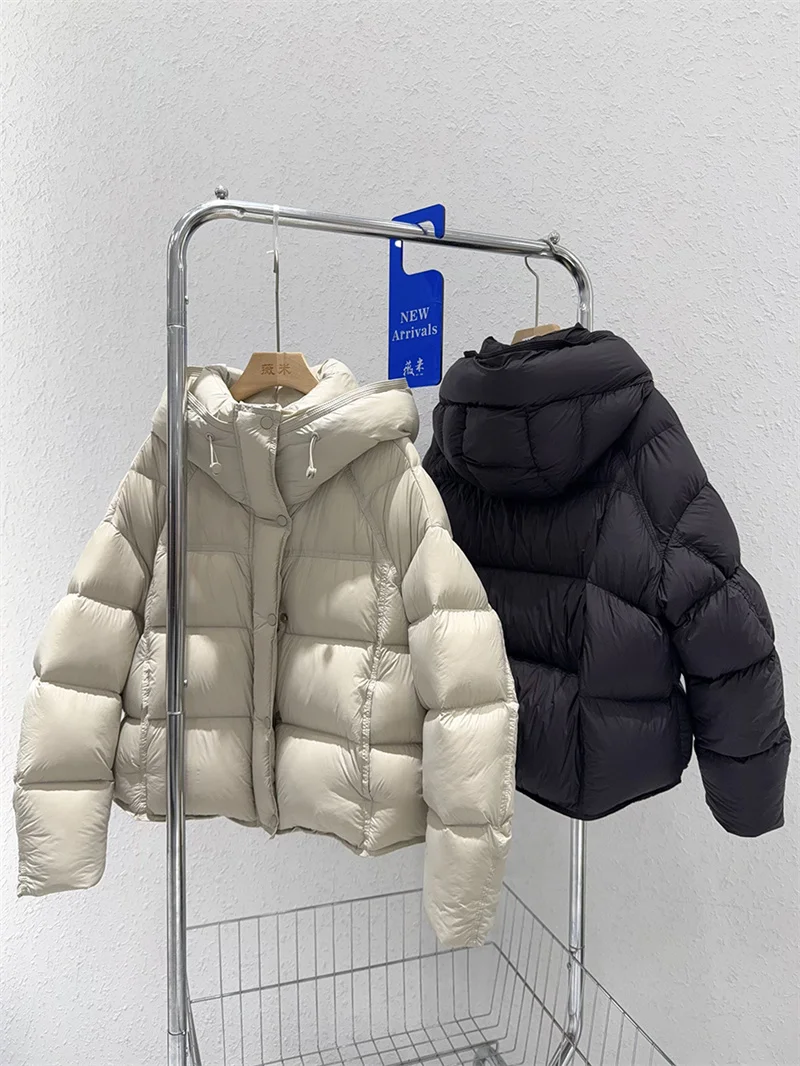 ZAROY Women Winter Jacket Thicken Warm Hooded Cotton Parkas Korea Solid Versatile Casual Short Coat Snow Outerwear куртка зимняя