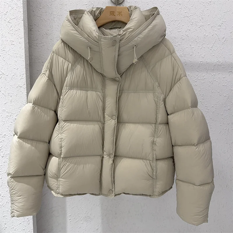 ZAROY Women Winter Jacket Thicken Warm Hooded Cotton Parkas Korea Solid Versatile Casual Short Coat Snow Outerwear куртка зимняя