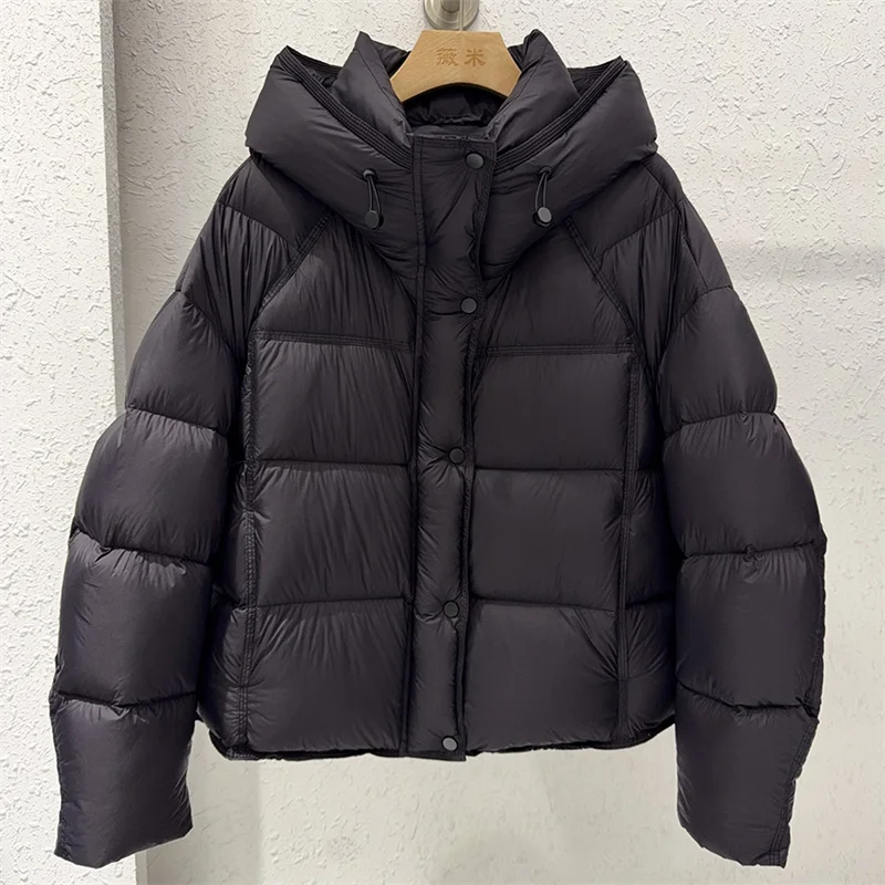 ZAROY Women Winter Jacket Thicken Warm Hooded Cotton Parkas Korea Solid Versatile Casual Short Coat Snow Outerwear куртка зимняя