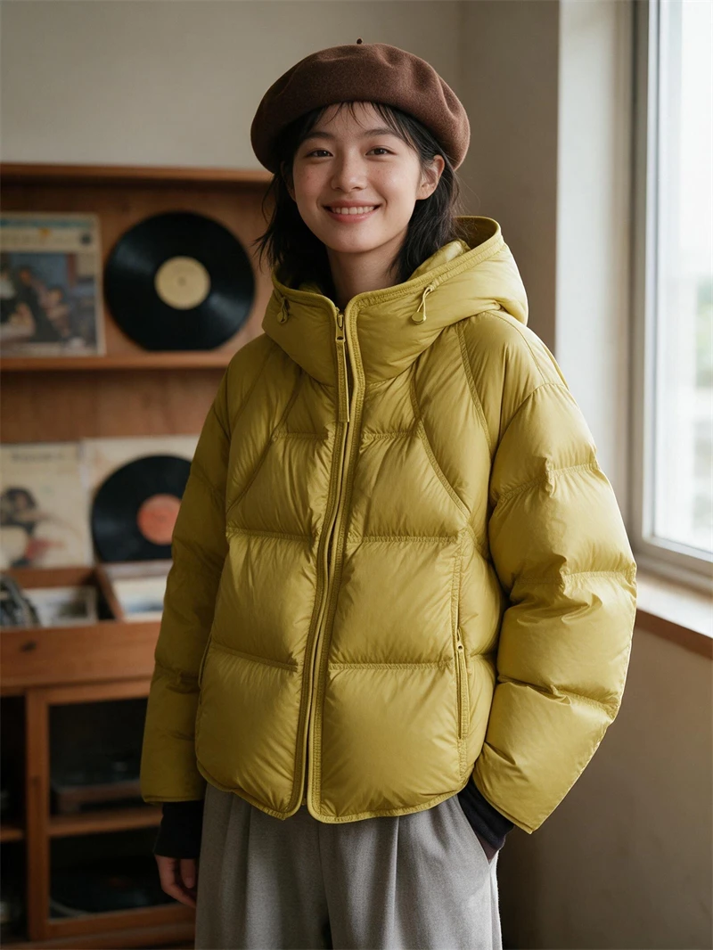 ZAROY Women Winter Jacket Thicken Warm Hooded Cotton Parkas Korea Solid Versatile Casual Short Coat Snow Outerwear куртка зимняя