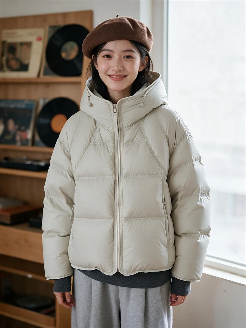 ZAROY Women Winter Jacket Thicken Warm Hooded Cotton Parkas Korea Solid Versatile Casual Short Coat Snow Outerwear куртка зимняя