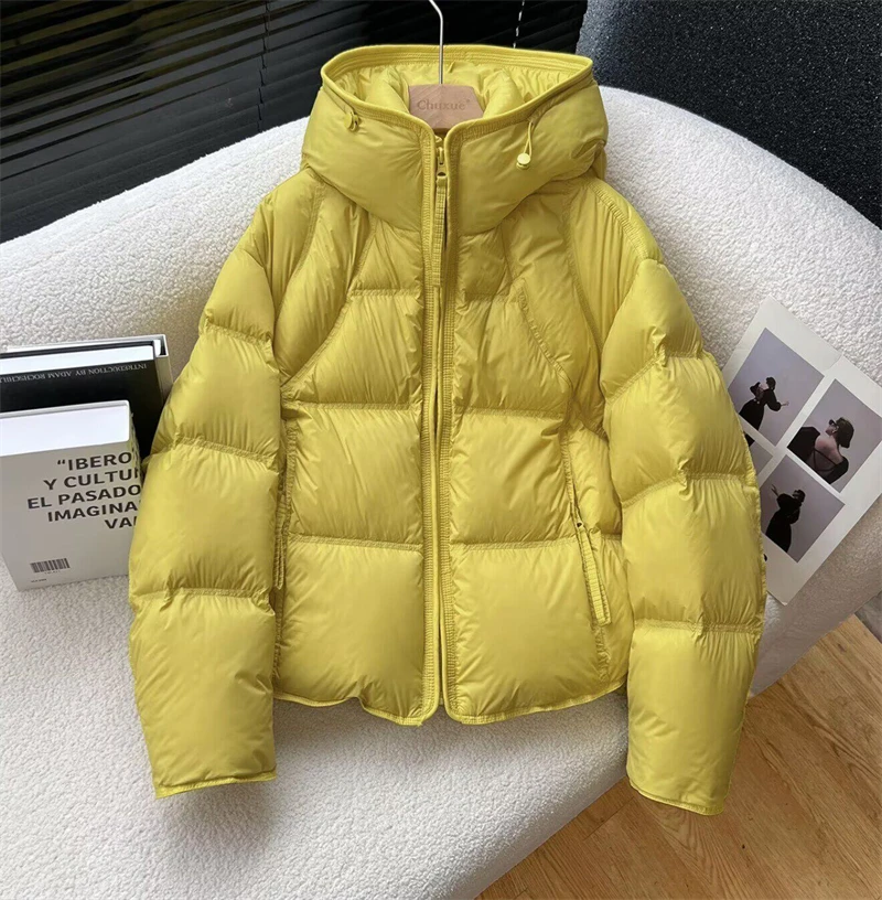ZAROY Women Winter Jacket Thicken Warm Hooded Cotton Parkas Korea Solid Versatile Casual Short Coat Snow Outerwear куртка зимняя