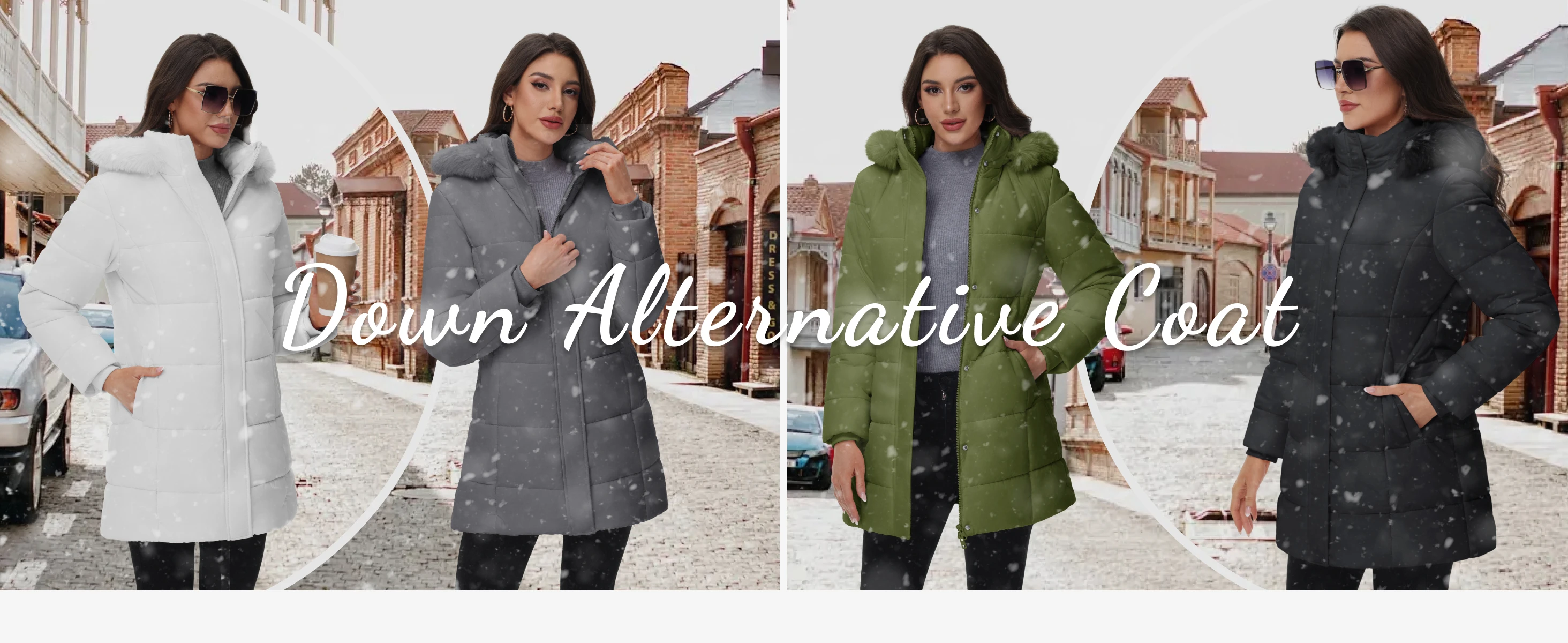 TACVASEN Womens Sherpa Lined Winter Parka Water-Resistant Windproof Mid-Length Quilted Puffer Coat with Detachable Faux Fur Hood