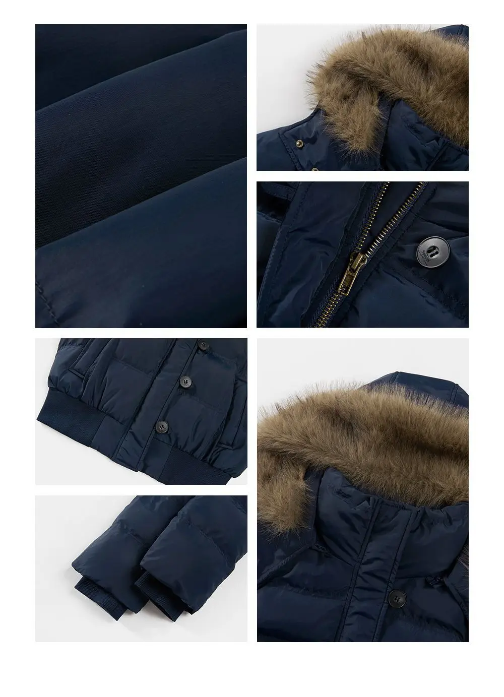 Women Autumn Winter Fur Collar Cotton Coat 2025 New Women Warm Thicken Hooded Cotton Padded Jacket Women Short Parkas Outwear