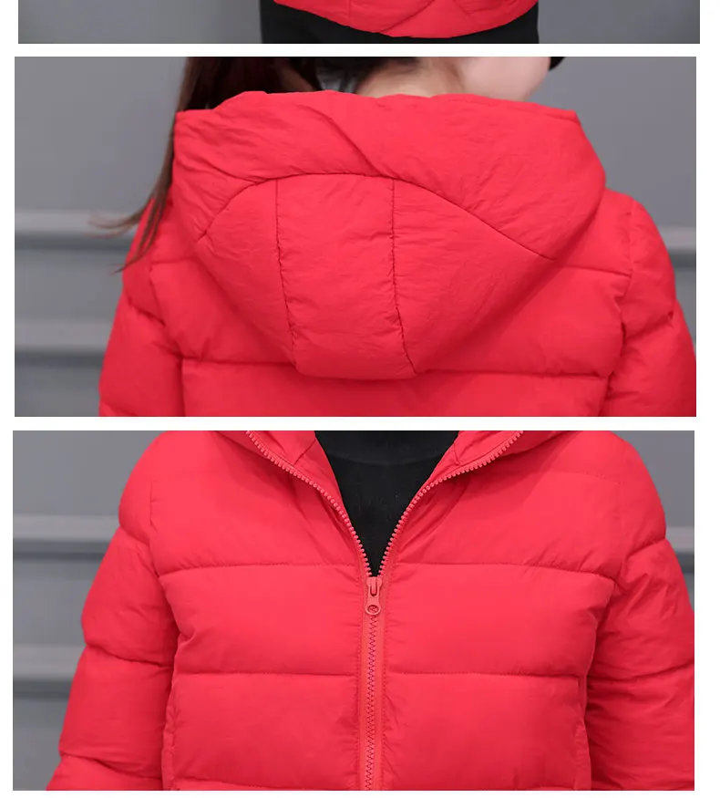 2026 Winter New Women Light Down Cotton Hooded Jacket Warm Loose Short Outerwear Casual Female Bread Clothing Cotton Basic Coats