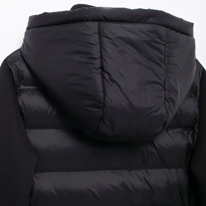 Women's Fall/Winter 2024 New Zipper Simple Panelled Sleeves Hooded Cotton Jacket Casual fashion jacket