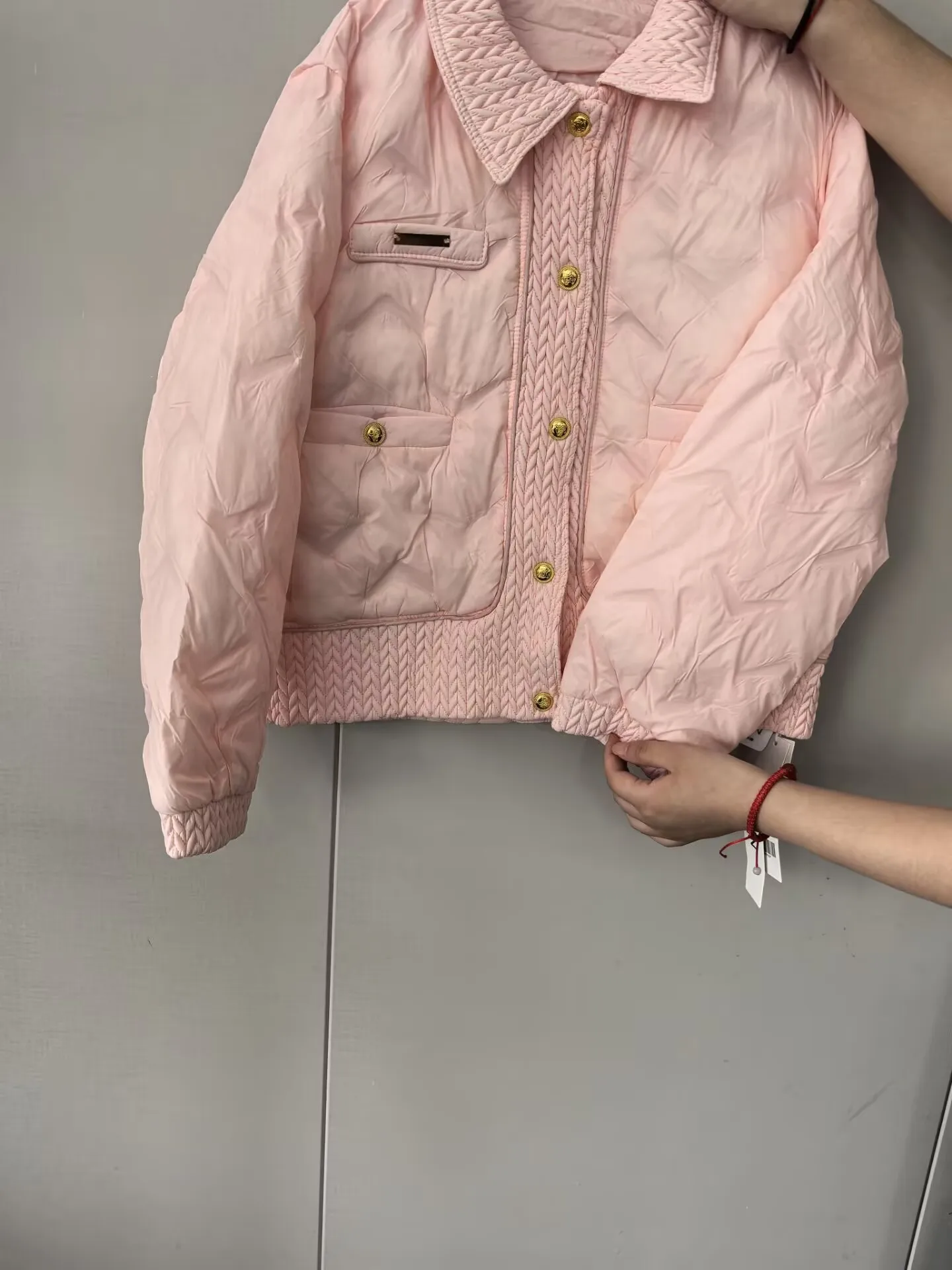 Women Cotton Padded Coats Autumn Winter Lightweight Fashion Turn-down Collar Quilted Jacket Outerwear Female Warm Overcoats