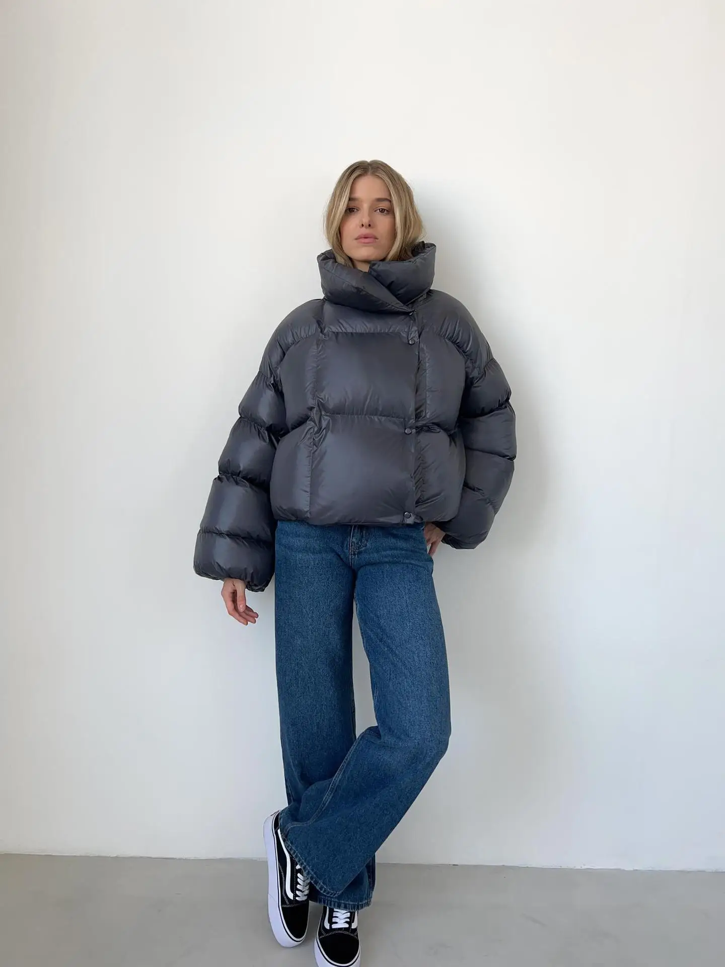 Women Autumn Winter Warm Coat Thick Parkas Long Sleeve Parkas Female Street Fashion Hoodies Woman's Cotton-padded Jacket 2025
