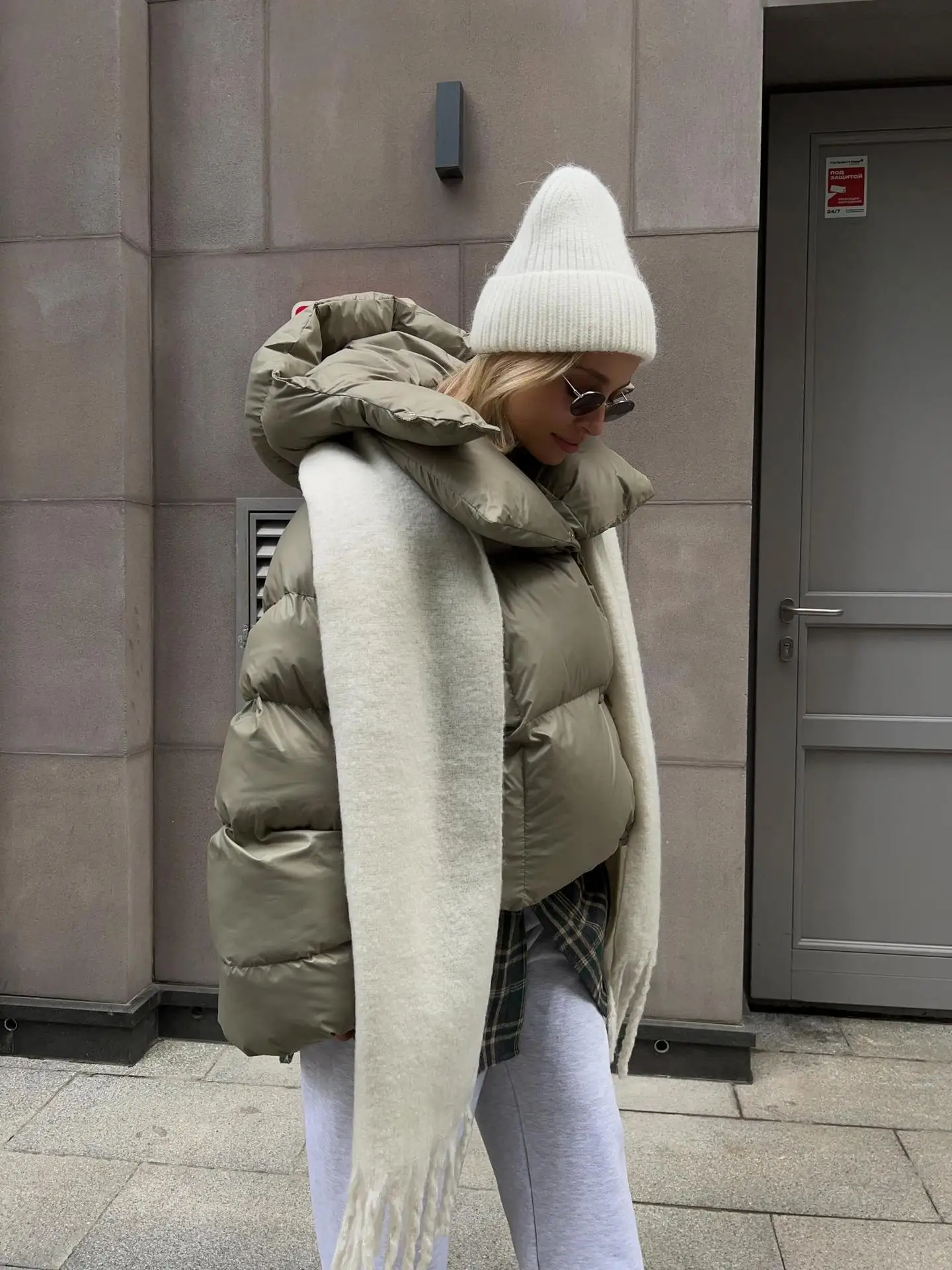 Women Autumn Winter Warm Coat Thick Parkas Long Sleeve Parkas Female Street Fashion Hoodies Woman's Cotton-padded Jacket 2025