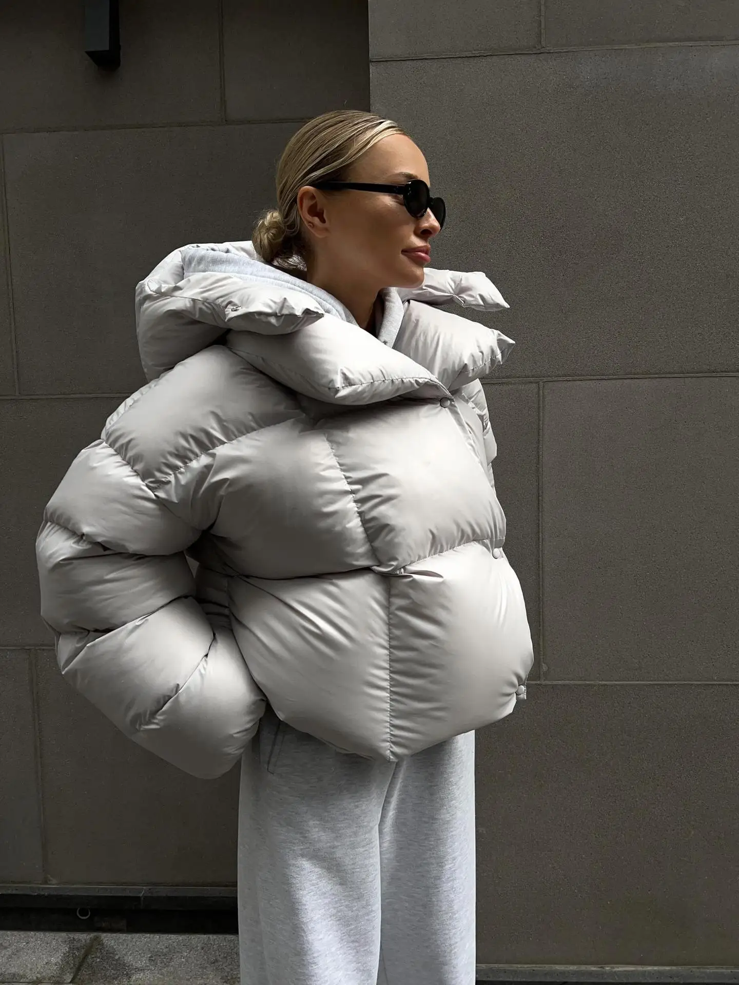 Women Autumn Winter Warm Coat Thick Parkas Long Sleeve Parkas Female Street Fashion Hoodies Woman's Cotton-padded Jacket 2025