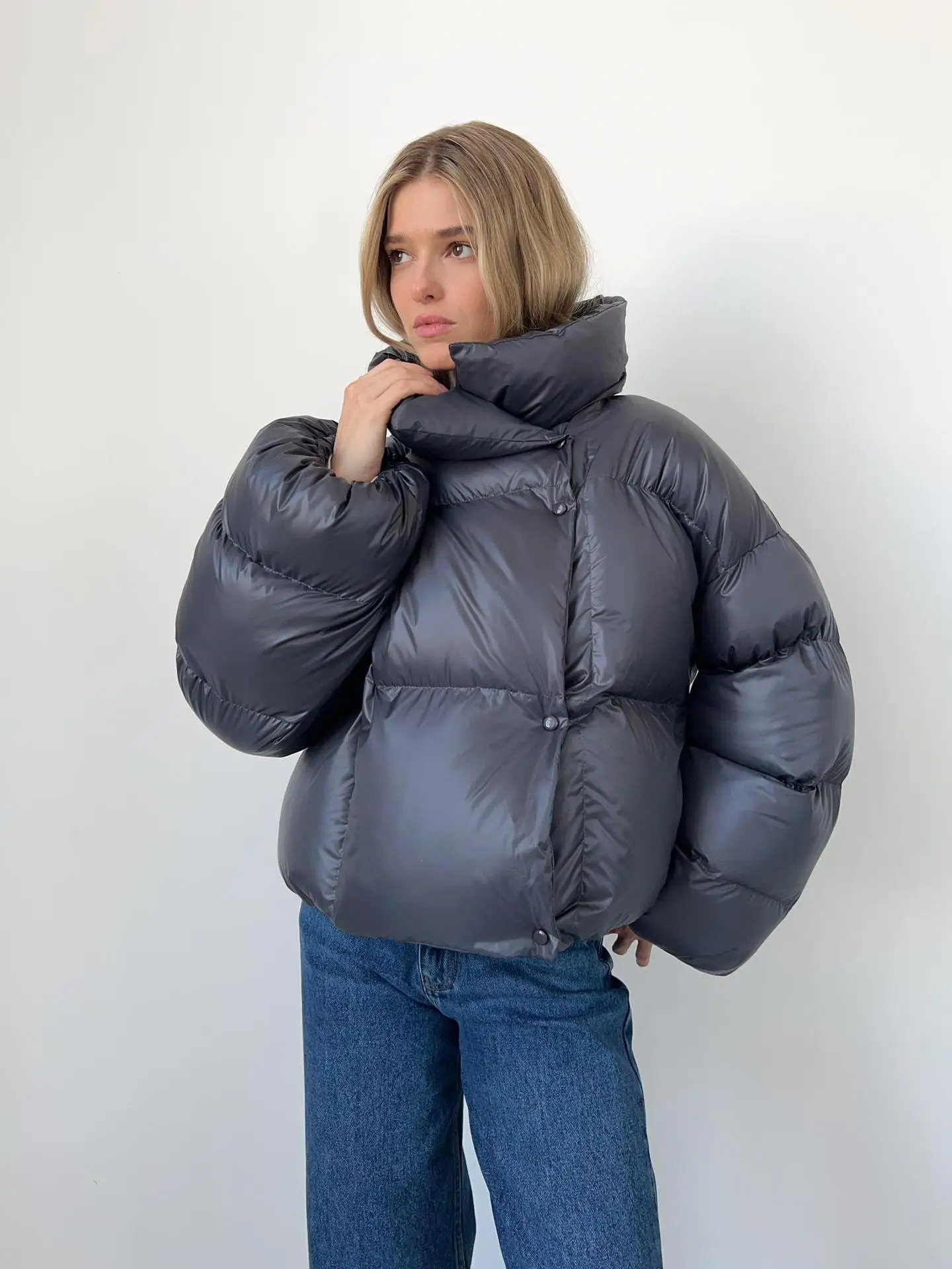 Women Autumn Winter Warm Coat Thick Parkas Long Sleeve Parkas Female Street Fashion Hoodies Woman's Cotton-padded Jacket 2025