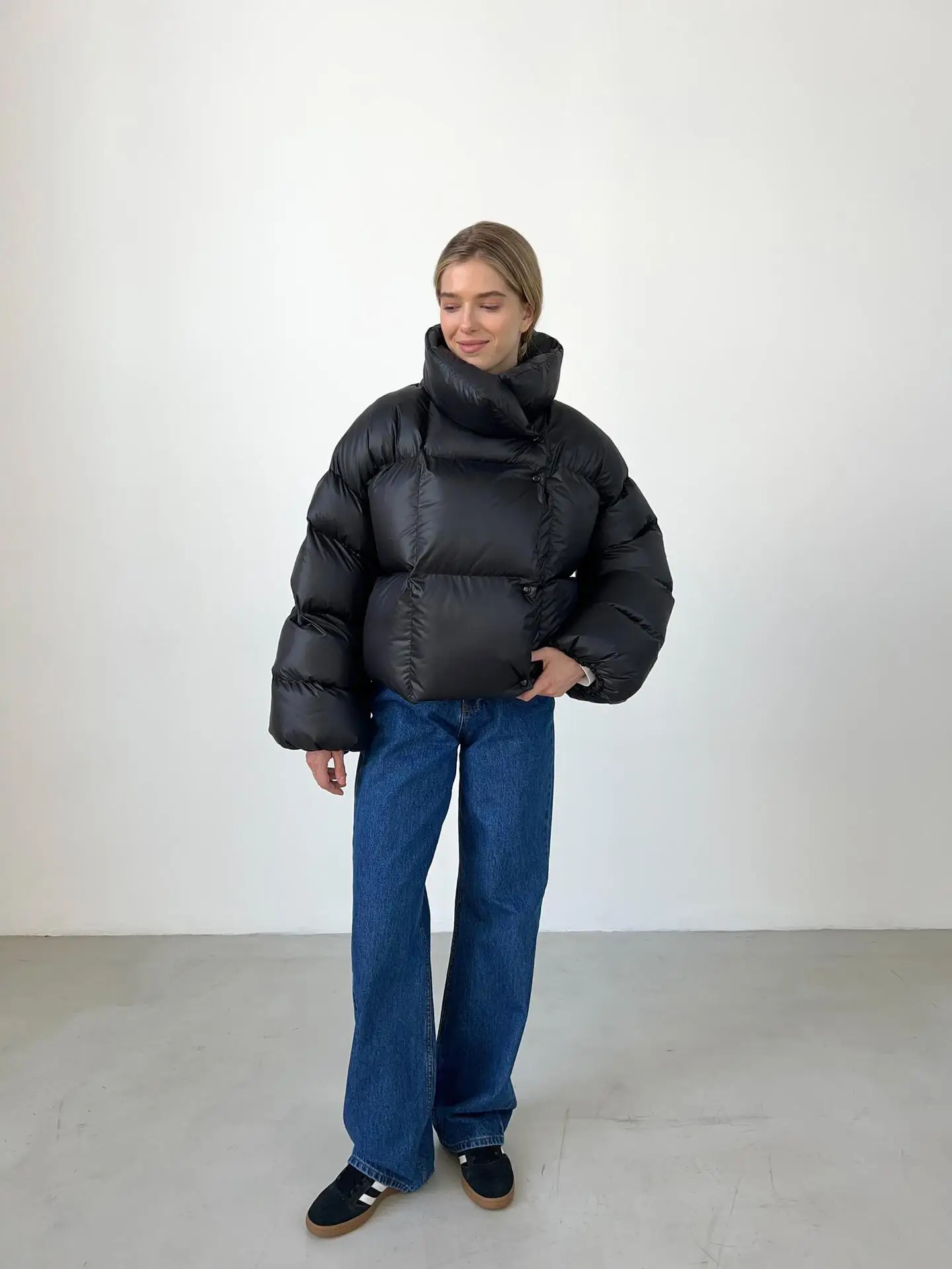 Women Autumn Winter Warm Coat Thick Parkas Long Sleeve Parkas Female Street Fashion Hoodies Woman's Cotton-padded Jacket 2025