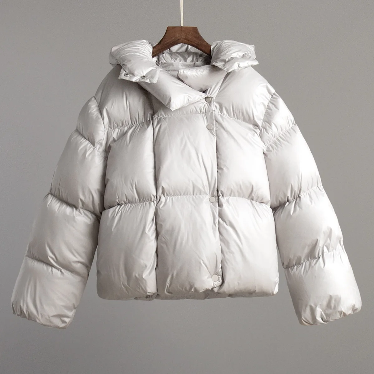 Women Autumn Winter Warm Coat Thick Parkas Long Sleeve Parkas Female Street Fashion Hoodies Woman's Cotton-padded Jacket 2025