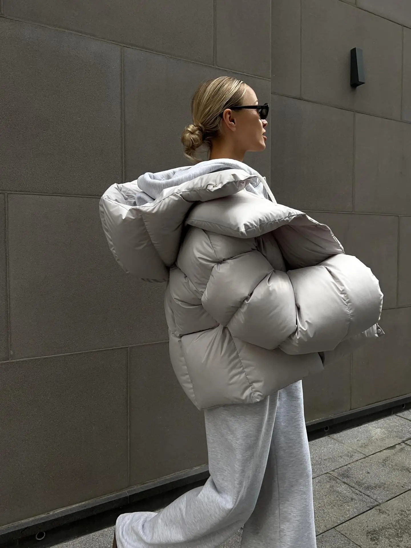 Women Autumn Winter Warm Coat Thick Parkas Long Sleeve Parkas Female Street Fashion Hoodies Woman's Cotton-padded Jacket 2025
