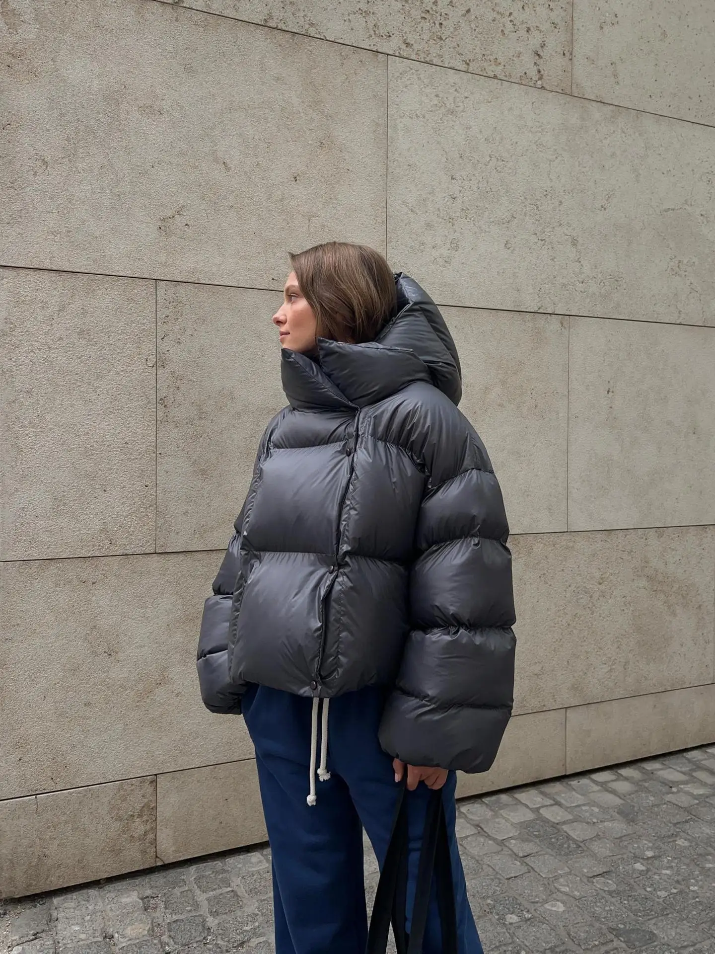 Women Autumn Winter Warm Coat Thick Parkas Long Sleeve Parkas Female Street Fashion Hoodies Woman's Cotton-padded Jacket 2025