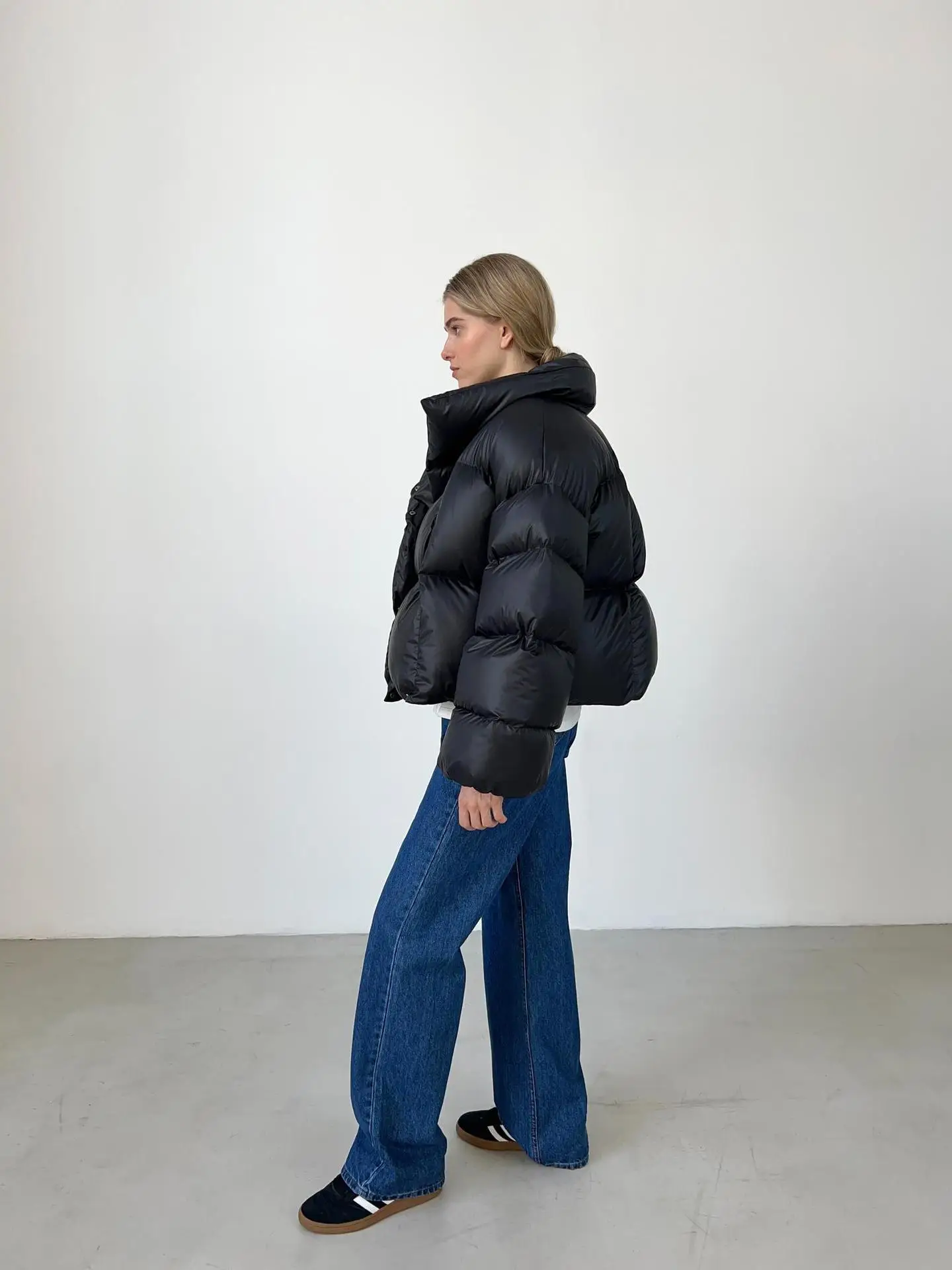 Women Autumn Winter Warm Coat Thick Parkas Long Sleeve Parkas Female Street Fashion Hoodies Woman's Cotton-padded Jacket 2025