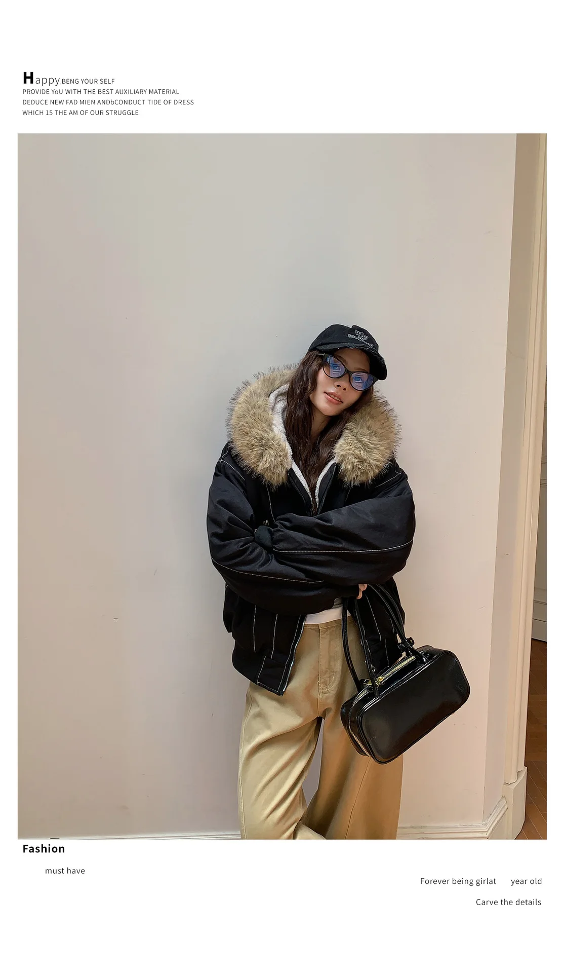 Fur Collar Hooded Parkas Y2k Harajuku Thicken Padded Jackets Casual Zipper Gothic Women&Men Winter Coats Streetwear кур
