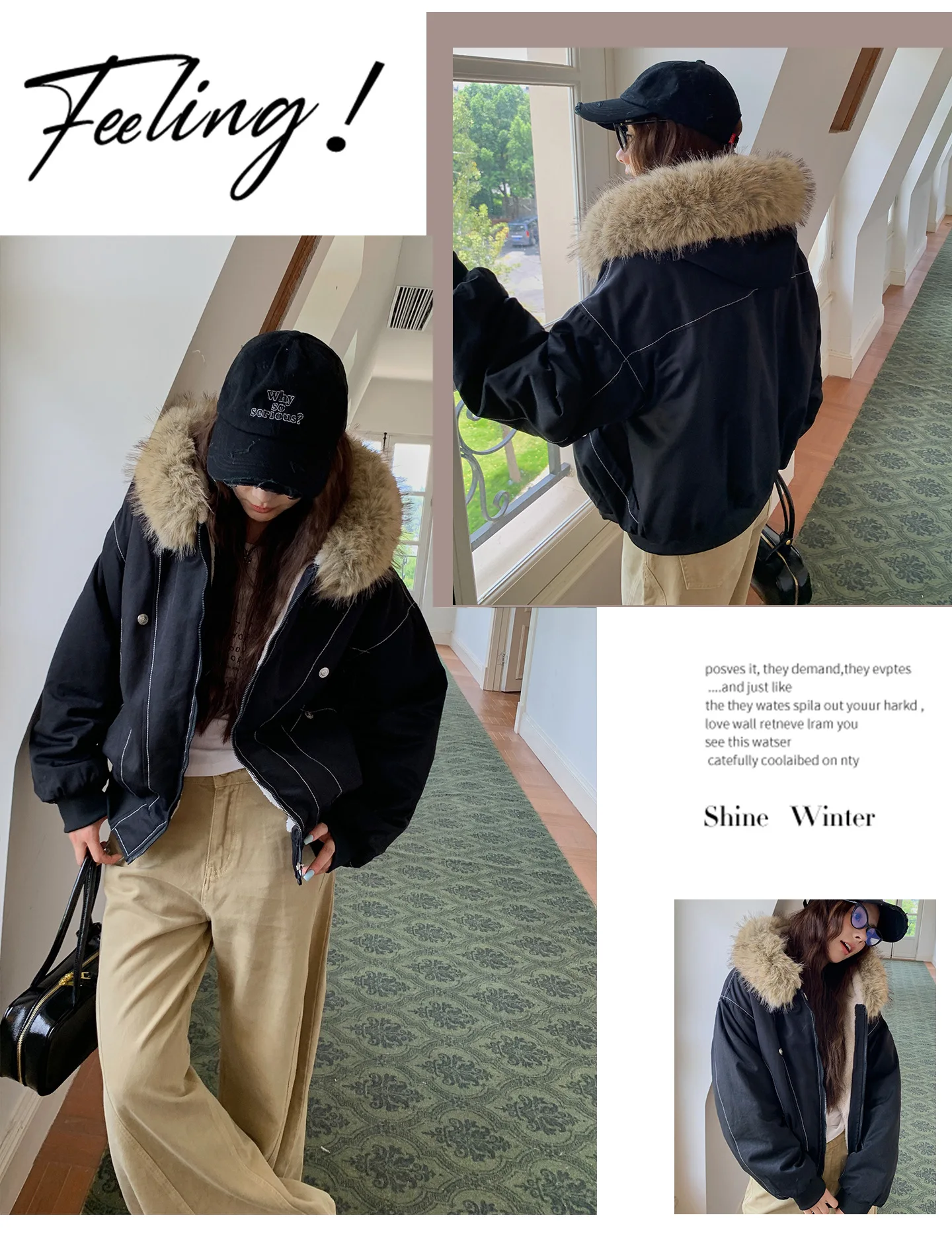 Fur Collar Hooded Parkas Y2k Harajuku Thicken Padded Jackets Casual Zipper Gothic Women&Men Winter Coats Streetwear кур