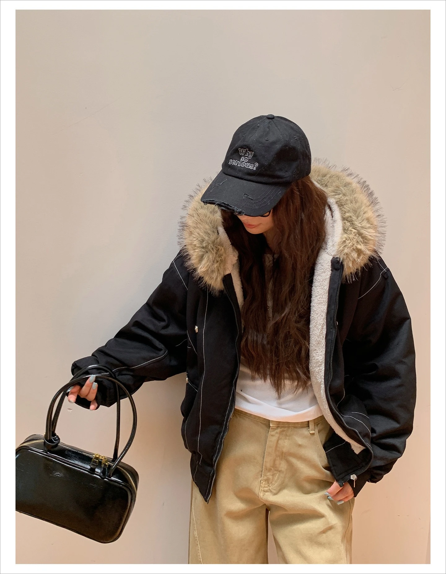 Fur Collar Hooded Parkas Y2k Harajuku Thicken Padded Jackets Casual Zipper Gothic Women&Men Winter Coats Streetwear кур