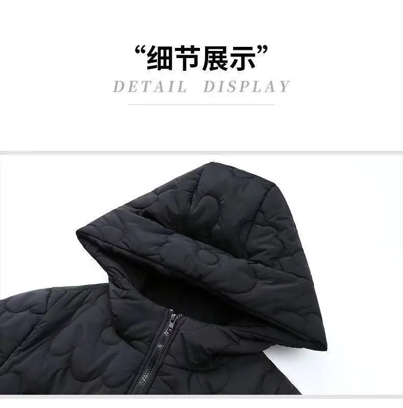 2026 Autumn Winter New Loose Cotton Jacket Women's Fashionable Casual Hooded Coat Female Thicken Warm Zipper Jackets Tops