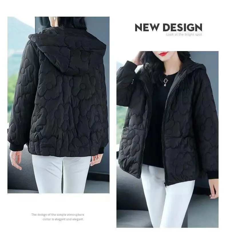 2026 Autumn Winter New Loose Cotton Jacket Women's Fashionable Casual Hooded Coat Female Thicken Warm Zipper Jackets Tops